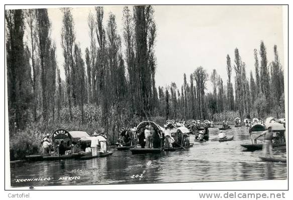 XOCHIMILCO -- PHOTO CARD - México