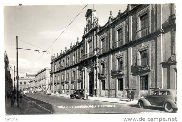 MUSEO DE ARQUEOLOGIA E HISTORIA-- PHOTO CARD - Mexique