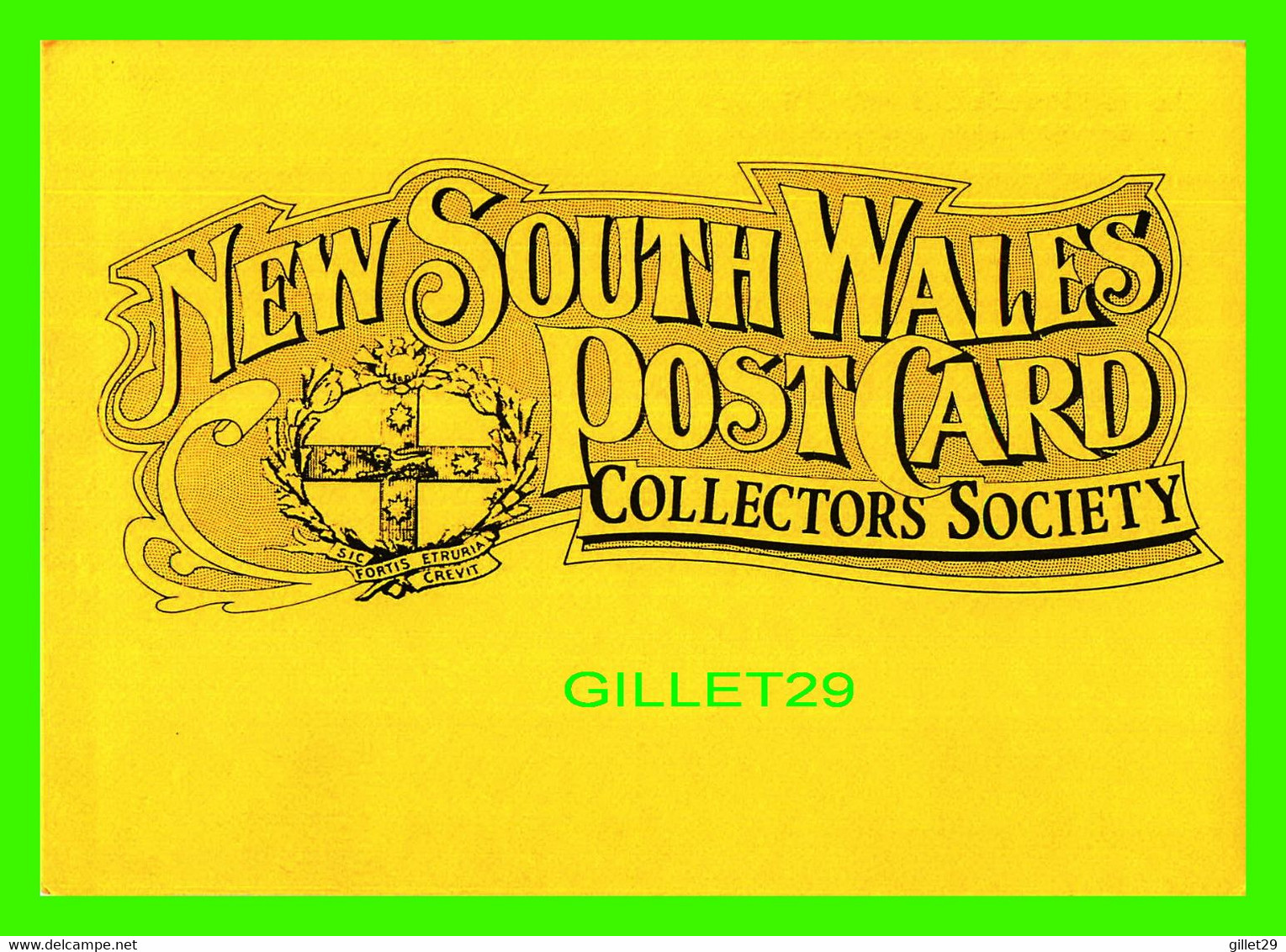 NEW SOUTH WALES POSTCARD COLLECTORS SOCIETY, PADDINGTON, NSW  - - Autres & Non Classés