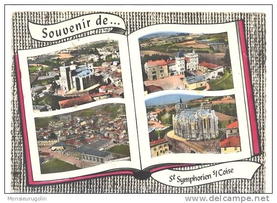 69 )FL) SAINT SYMPHORIEN SUR COISE, Souvenir Multivues (livre) CPSM - Saint-Symphorien-sur-Coise