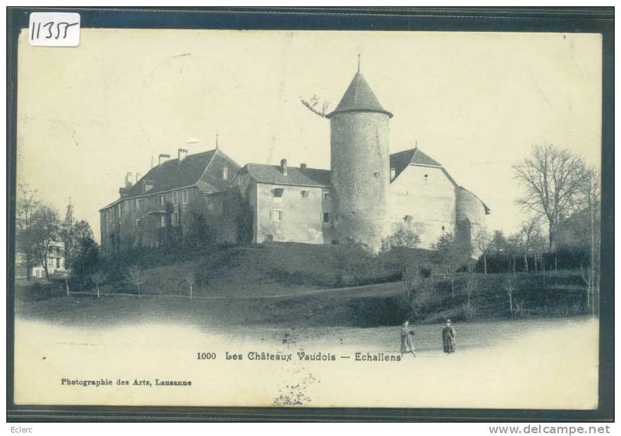 DISTRICT D´ECHALLENS ///  CHATEAU D´ECHALLENS   - B  ( PLI D'ANGLE ) - Échallens