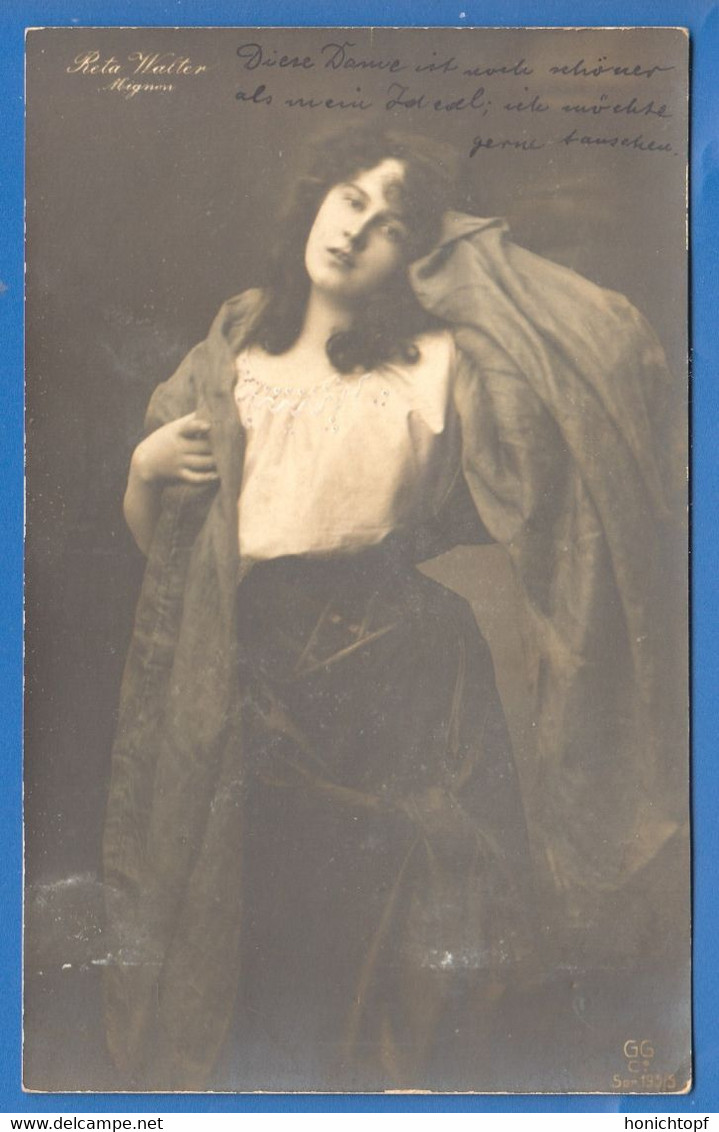 Artiste; Reta Walter; 1908 Segesvar Und Hosszufalu; Romania; Rumänien; Sighisoara Si Sacele - Oper