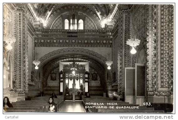 MORELIA MICH - SANTUARIO DE GUADALUPE-   PHOTO CARTE - Mexico