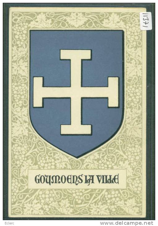 DISTRICT D´ECHALLENS ///  ARMORIAL DE LA COMMUNE DE GOUMOËNS LA VILLE - TB - Goumoëns