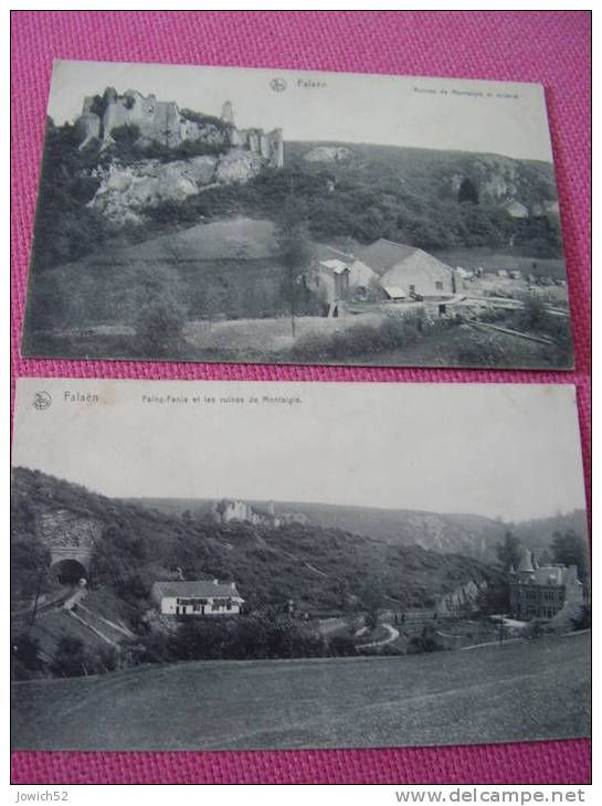 Lots De 4 Cartes Postales MONTAIGLE - LES RUINES - Onhaye