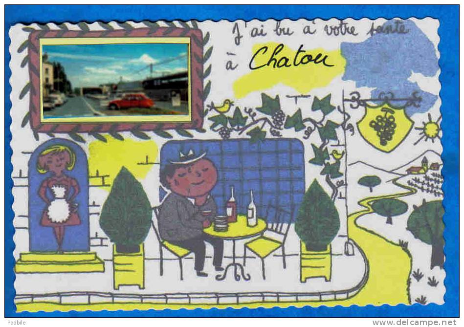 Carte Postale 78.  Chatou  Trés Beau Plan - Chatou