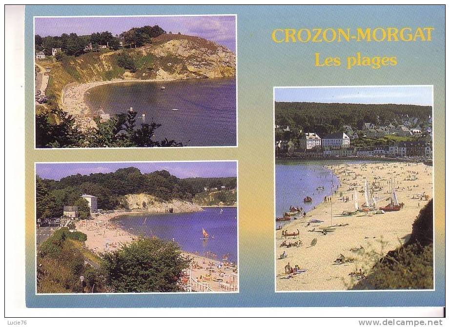 CROZON - MORGAT  -  La Plage Du Portzic Et La Grande Plage - N°  9 4099 - 3 Vues - Crozon