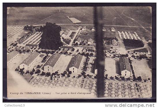 AISNE - Sissonne - Le Camp - Vue Prise A Bord D'aéroplane - Sissonne