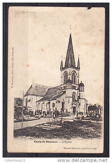 AISNE - Sissonne - Le Camp - L'église - Sissonne