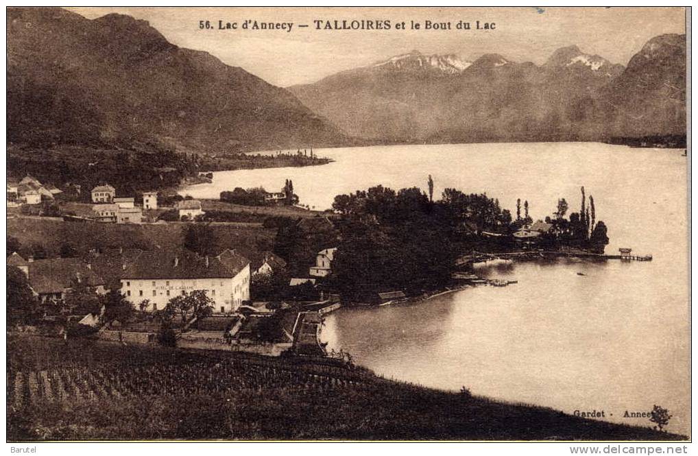 TALLOIRES - Vue Panoramique Et Le Bout Du Lac - Talloires