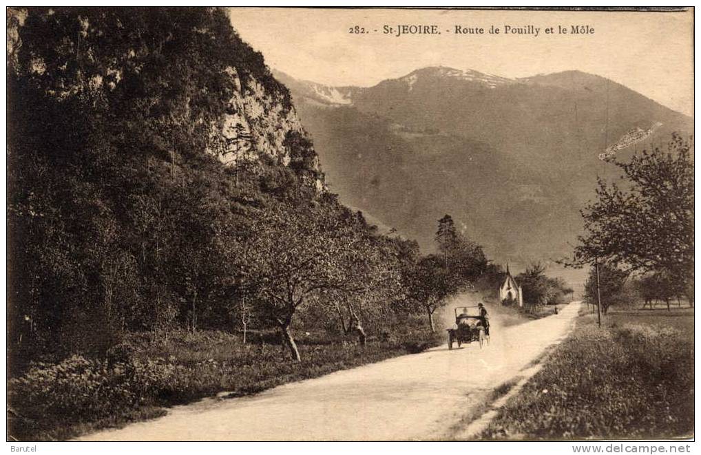 SAINT JEOIRE - Route De Pouilly Et Le Môle - Saint-Jeoire