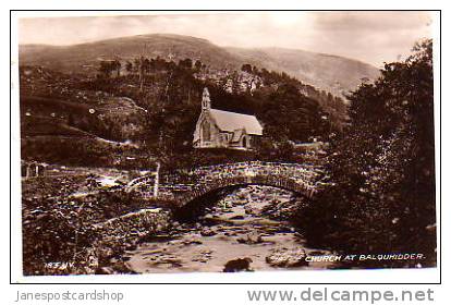 Church At BALQUHIDDER--Perthshire--Real Photo PCd--SCOTLAND - Perthshire