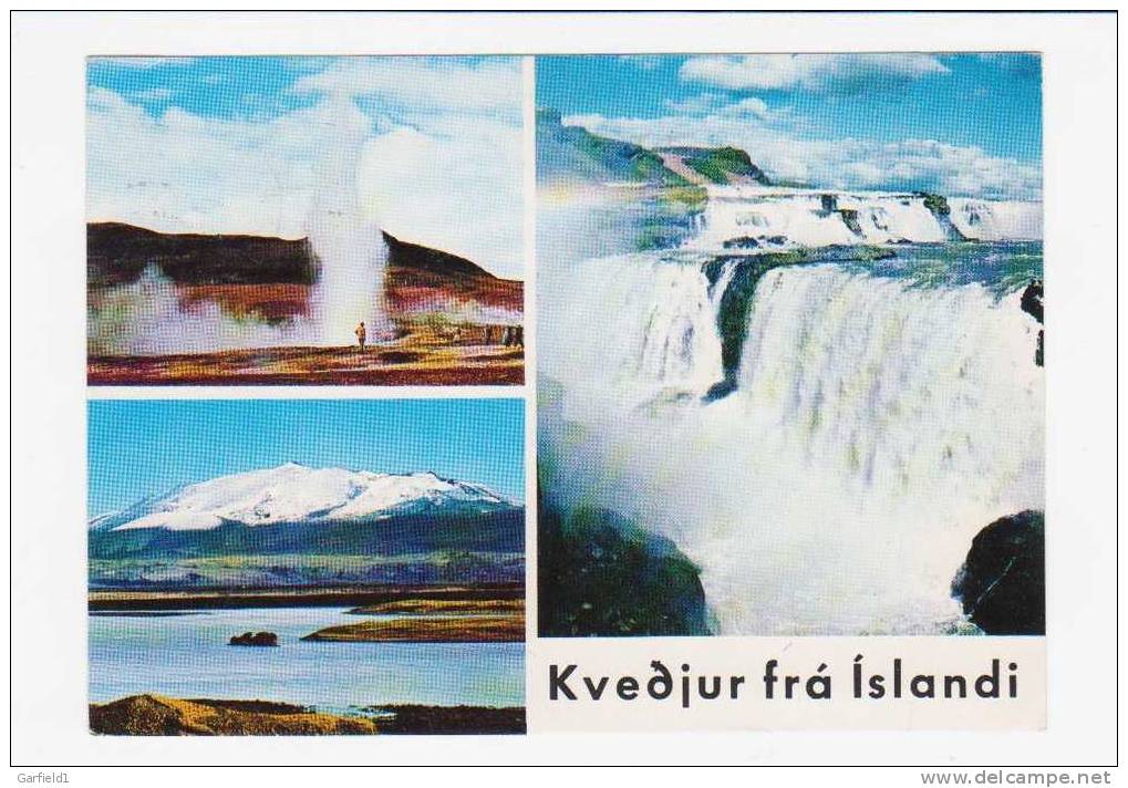 Island  -  Gullfoss  Waterfall - IJsland