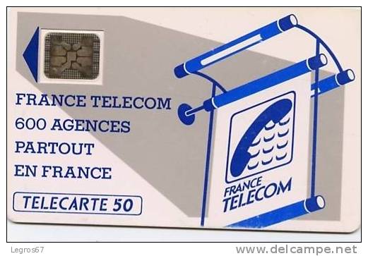 TELECARTE 600 AGENCES Te 11 C 510 - “600 Agences”