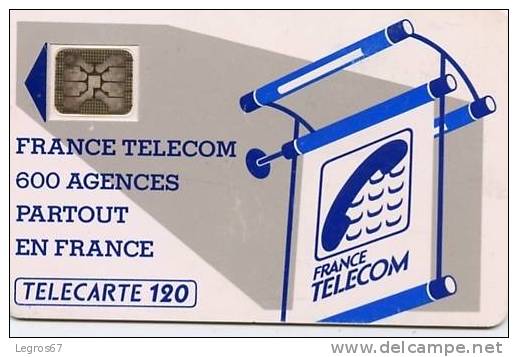 TELECARTE 600 AGENCES Te 14 C 540 - 600 Agences