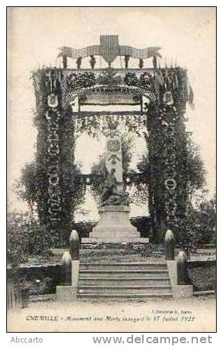 CHEMILLE.. Monument Aux Morts Inauguré Le 17 Juillet 1921 - Chemille