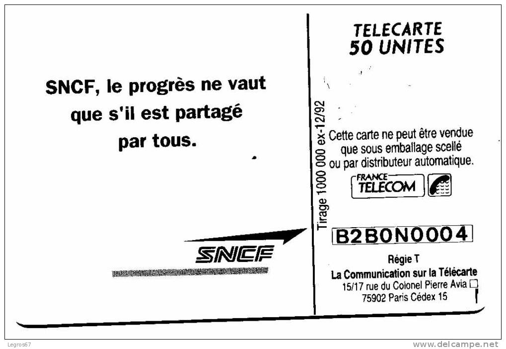 TELECARTE F 313 988 SNCF - 50 Units