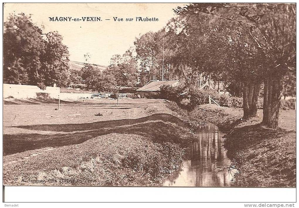 MAGNY EN VEXIN...VUE SUR L'AUBETTE - Magny En Vexin