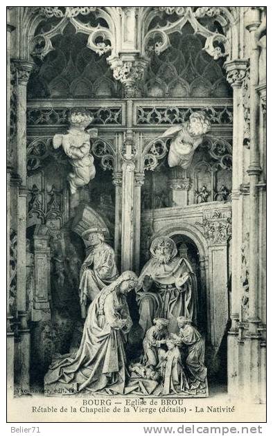 Bourg, Eglise De Brou, Retable De La Chapelle De La Vierge - Brou - Chiesa