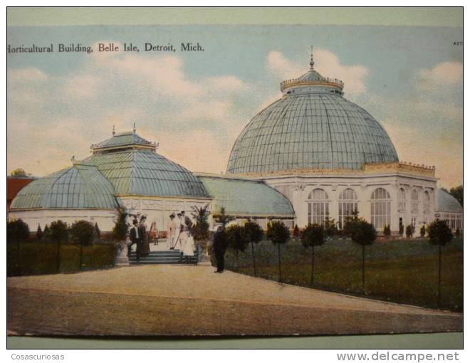 839 UNITED STATES USA ESTADOS UNIDOS  DETROIT HORTICULTURA BUILDING   AÑOS / YEARS / ANNI   1930 - Sonstige & Ohne Zuordnung