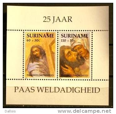 Suriname - 1991 - Mort Du Christ - Bienfaisance - Neuf - Religious