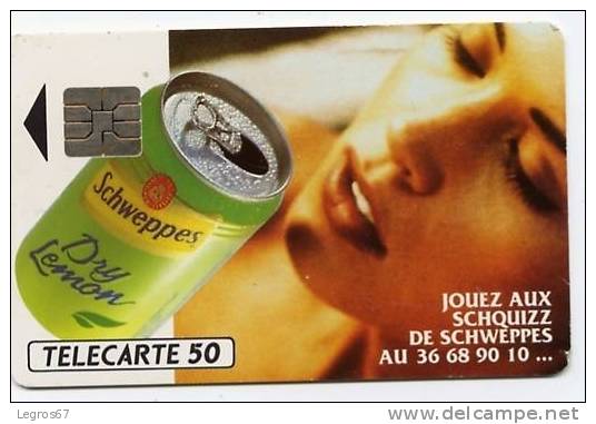 TELECARTE F 376 970 SCHWEPPES DRY LEMON - 50 Units