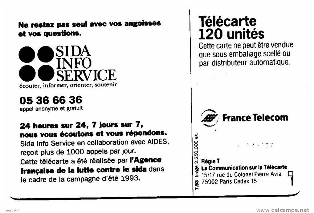 TELECARTE F 386  980 PRESERVATIFS : OUI - 50 Einheiten