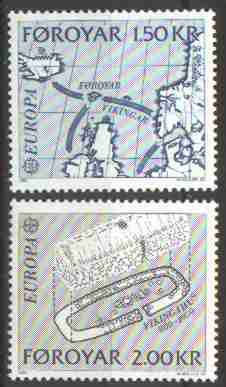 CEPT / Europa 1982 Feroé N ° 64 Et 65 ** Faits Historiques - Histoire - 1982