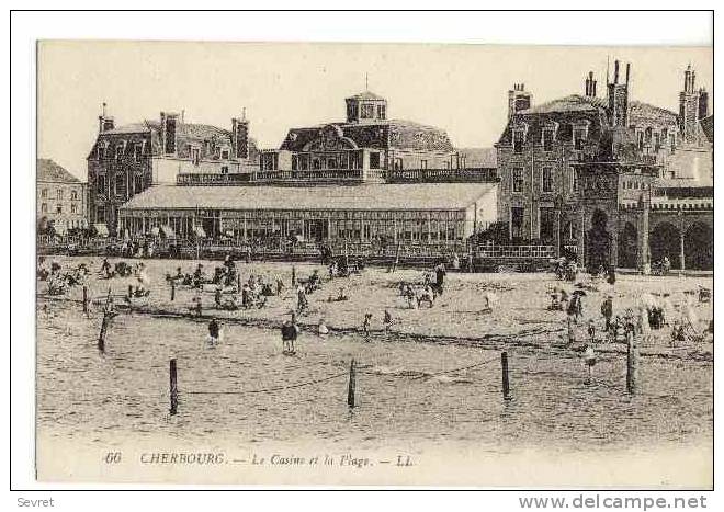 CHERBOURG. - LeCasino Et La Plage. - Cherbourg