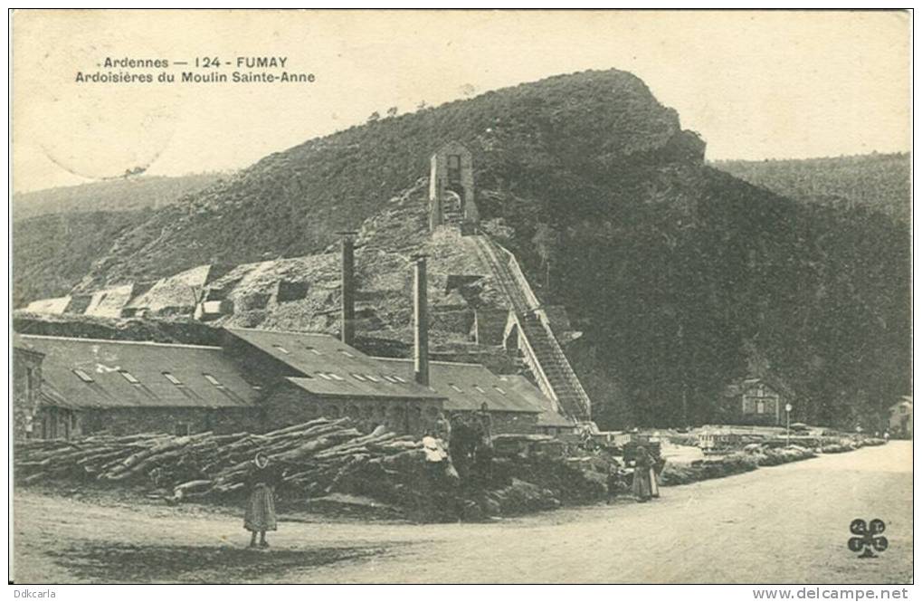 Fumay - Ardoisières Du Moulin Sainte-Anne - Animée - Fumay