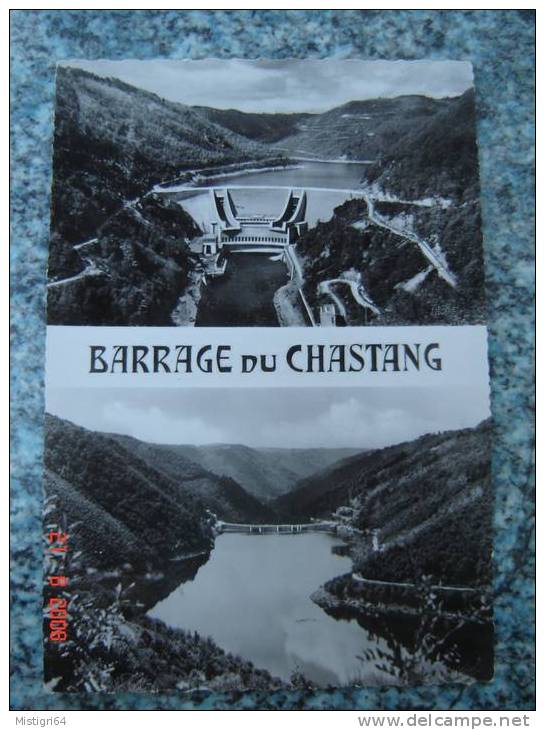 CPA - GORGES DE LA DORDOGNE - BARRAGE DU CHASTANG - LE BARRAGE, VUE D'ENSEMBLE - ROUTE TOURISTIQUE ...- A1 - Other & Unclassified