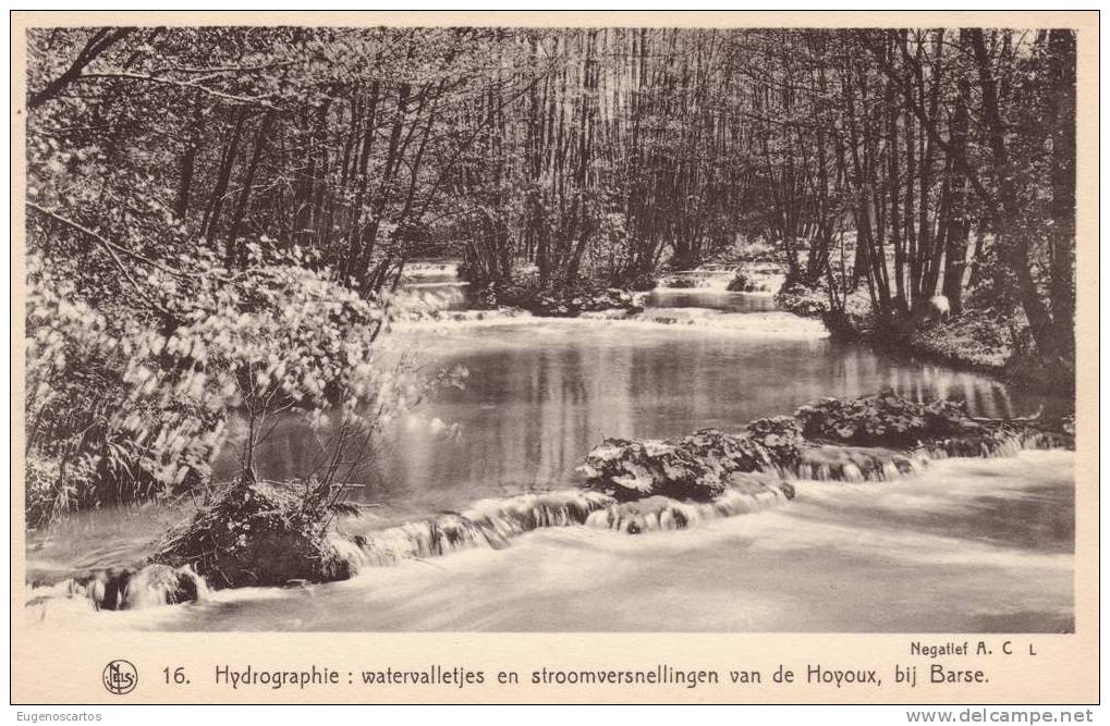 BARSE  Hydrgraphie : Watervalletjes En Streoomversnellingen Van D HOYOUX  NELS N° 16 - Modave