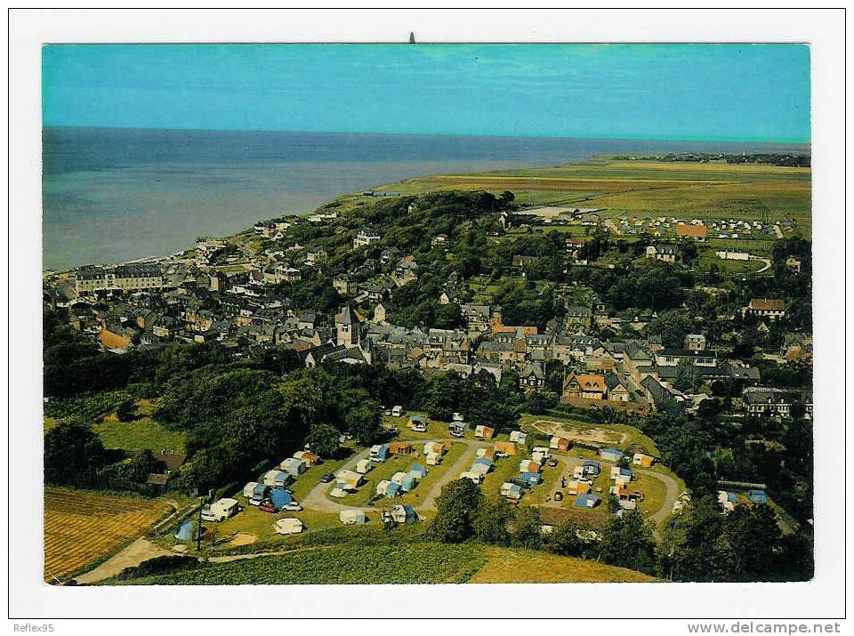 VEULES LES ROSES - Vue Générale: L'Eglise Et Les Campings - Veules Les Roses