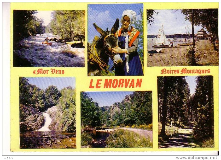 LE MORVAN - 6 Vues : Descente De La Cure En Kayak, Une Gente Morvandelle, Le Lac De Settons, Le Saut De Gouloux......... - Bourgogne