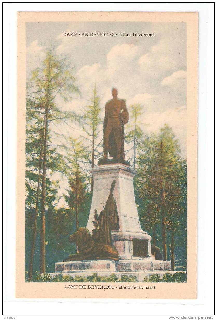 Chazal Denkmaal En Laan. Kamp Van Beverloo.Leopoldsburg - Leopoldsburg (Camp De Beverloo)