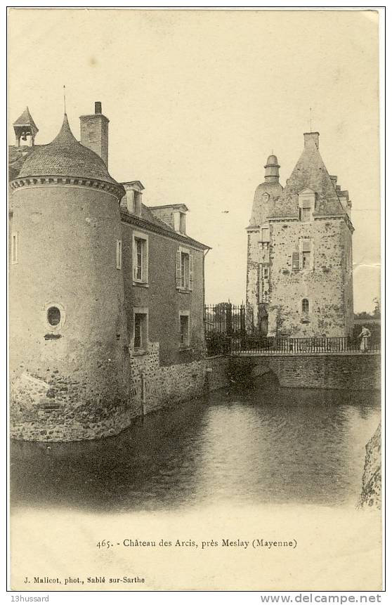 Carte Postale Ancienne Meslay Du Maine - Château Des Arcis (3) - Meslay Du Maine