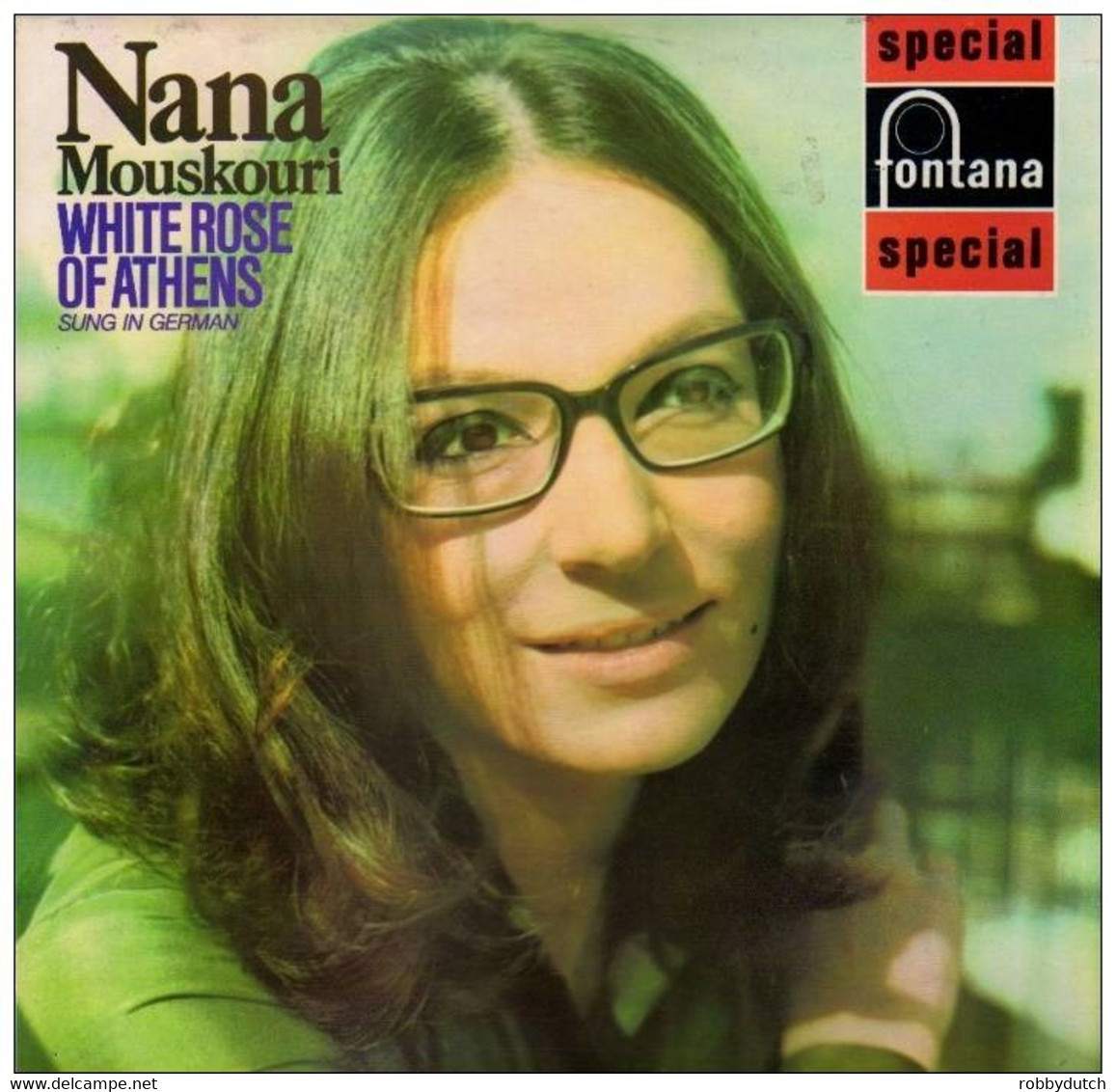 * LP * NANA MOUSKOURI - WHITE ROSE OF ATHENS (sung In German) (England 1967 Ex!!!) - Sonstige - Deutsche Musik