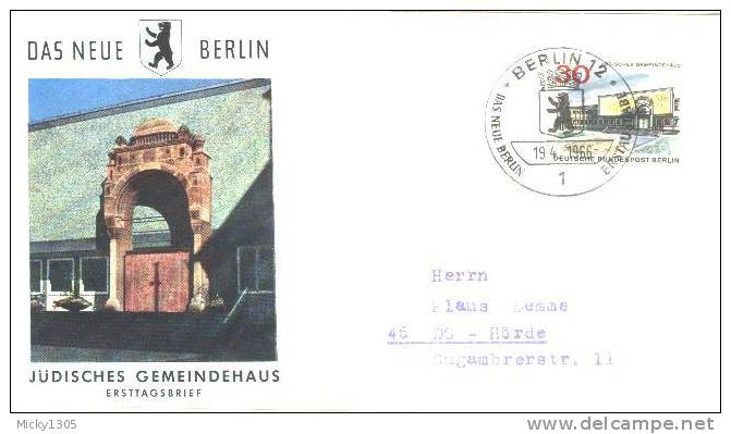 Germany / Berlin -  Mi-Nr 257 FDC (r024)- - 1948-1970