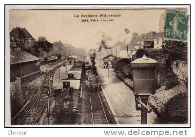 VITRE LA GARE INTERIEUR TRAIN ENTRANT EN GARE - Vitre