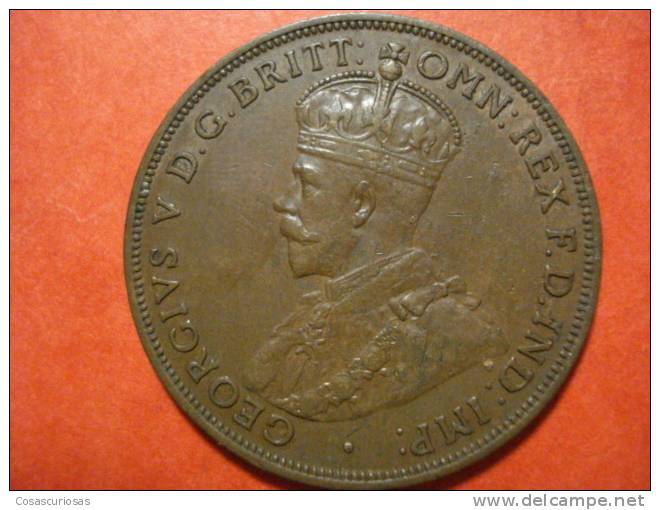 766 AUSTRALIA  ONE PENNY      AÑO / YEAR  1917 I    EBC -/ XF- - Penny