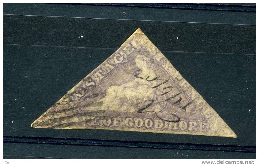 GB  -  Cap De Bonne Espérance  :  Yv  9  (o)    ,    N3 - Cape Of Good Hope (1853-1904)