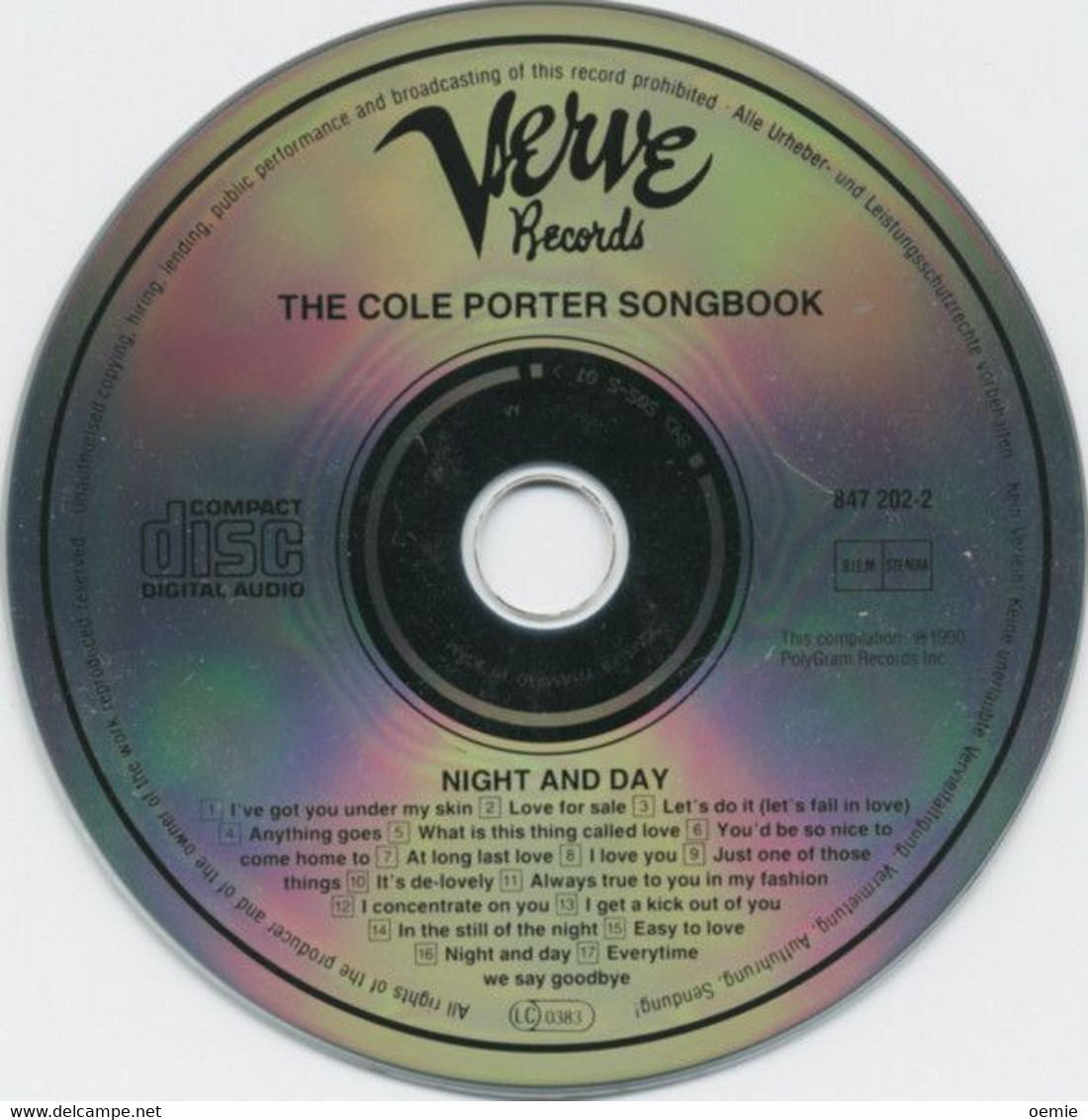 THE  COLE  PORTER  SONGBOOK    °°°°   CD  ALBUM  NEUF  SOUS CELLOPHANE   17 TITRES - Jazz