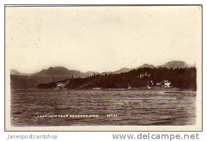 Real Photo PCd. GARELOCH  From Shandon Pier - Dunbartonshire,ARGYLL Scotland - Clackmannanshire