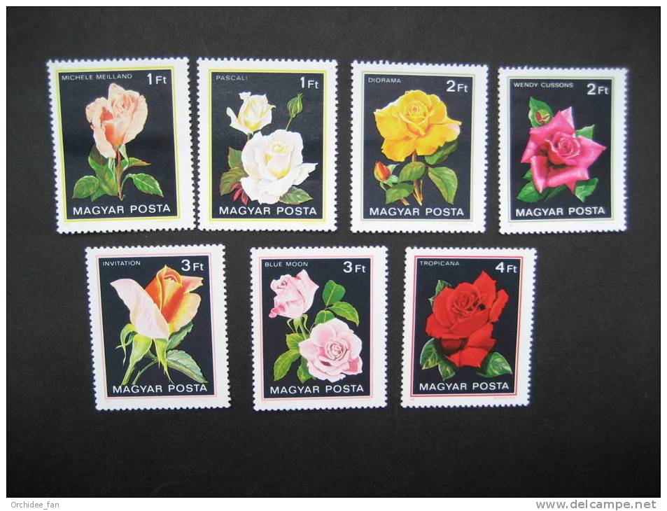 Ung.1982 Rosen Mi 3548A-3554A  Postfrisch - Roses