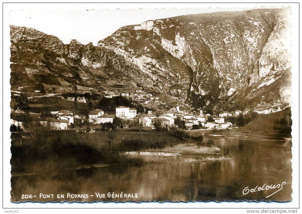 38 -  PONT EN ROYANS - Vue Générale - Bord Dentelé - Excellent état - Pont-en-Royans