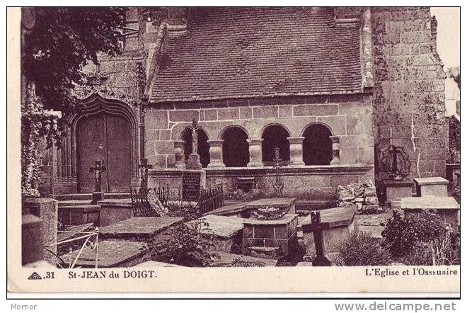 St-JEAN-du-DOIGT  L'Eglise Et L'Ossuaire - Saint-Jean-du-Doigt