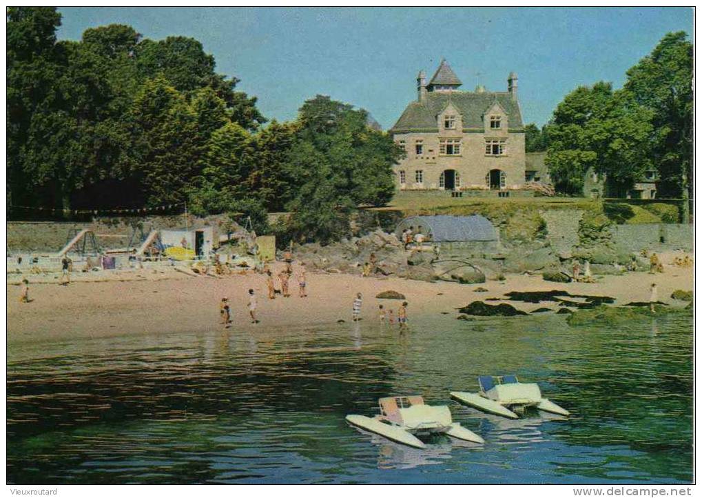 CPSM. FOUESNANT. BEG MEIL. LA PLAGE DU PORT. DATEE 1984. - Fouesnant