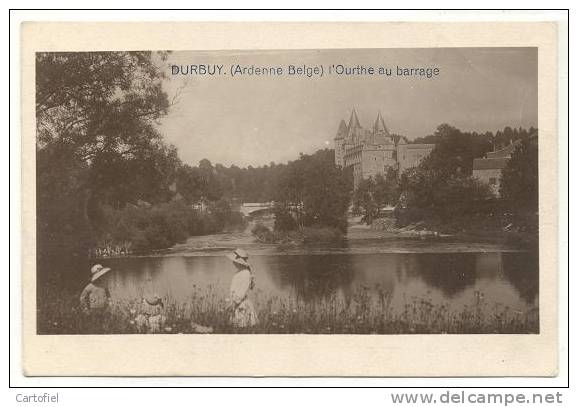 DURBUY - L´OURTHE AU BARRAGE-CARTE PHOTO - Durbuy