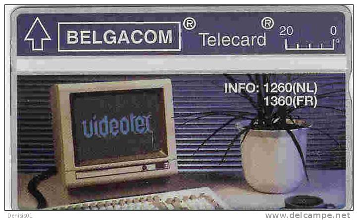 Belgique - Videotex - N° 52 - 211 B - Without Chip