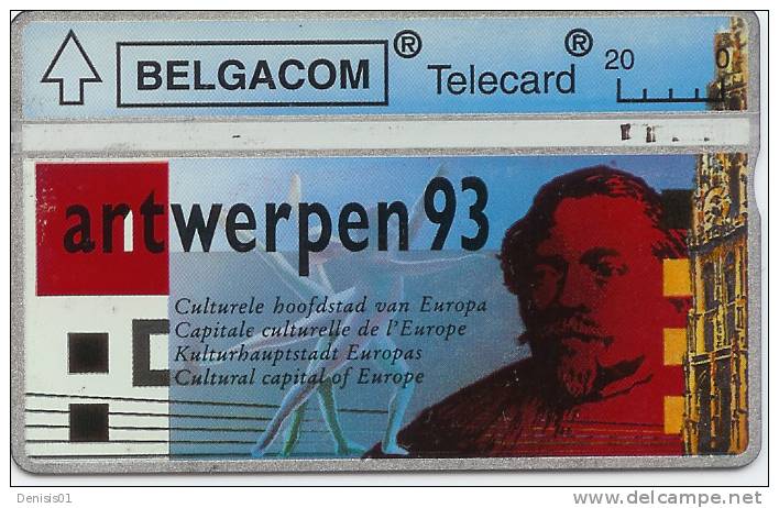 Belgique - Antwerpen 93 (bleu) - N° 63 - 363 K - Without Chip